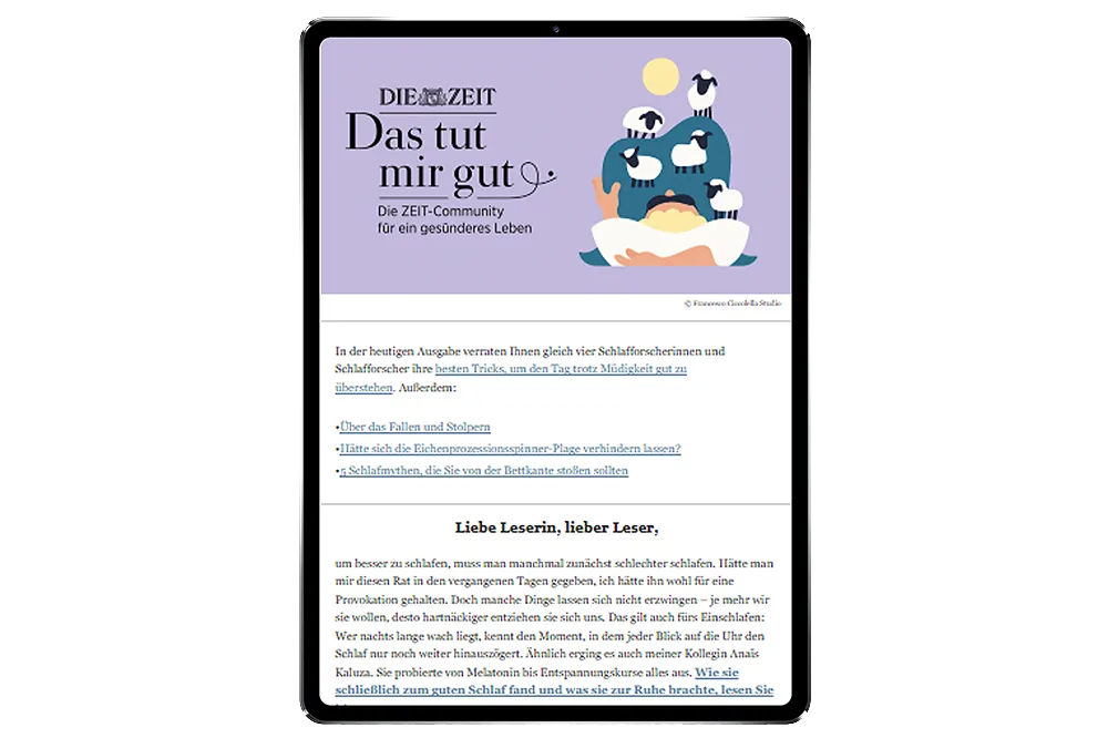 Das tut mir gut.