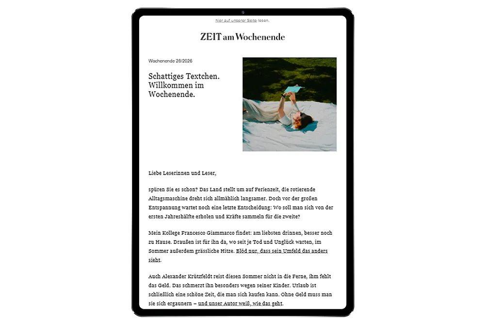 ZEIT am Wochenende